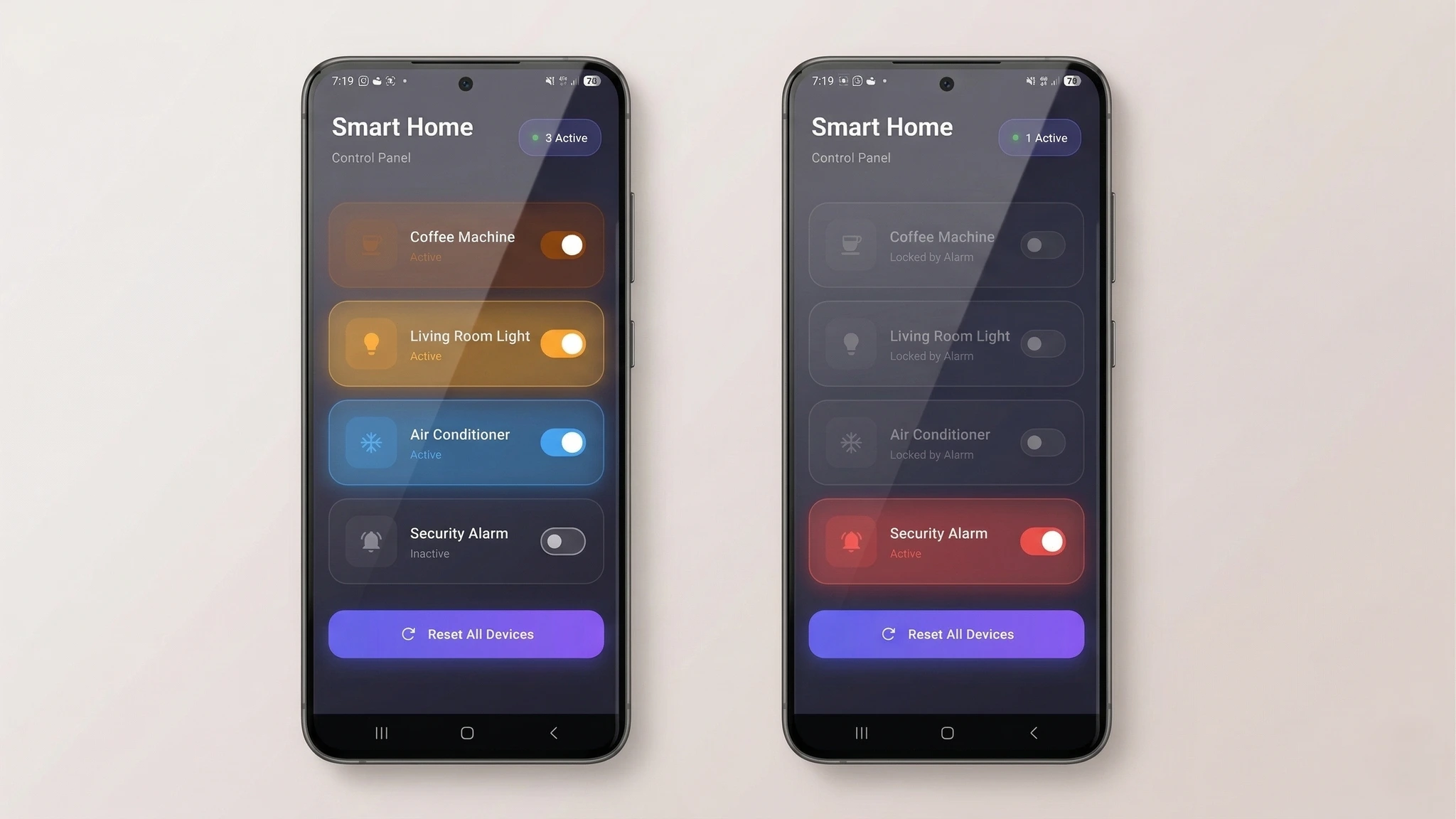 Device controls