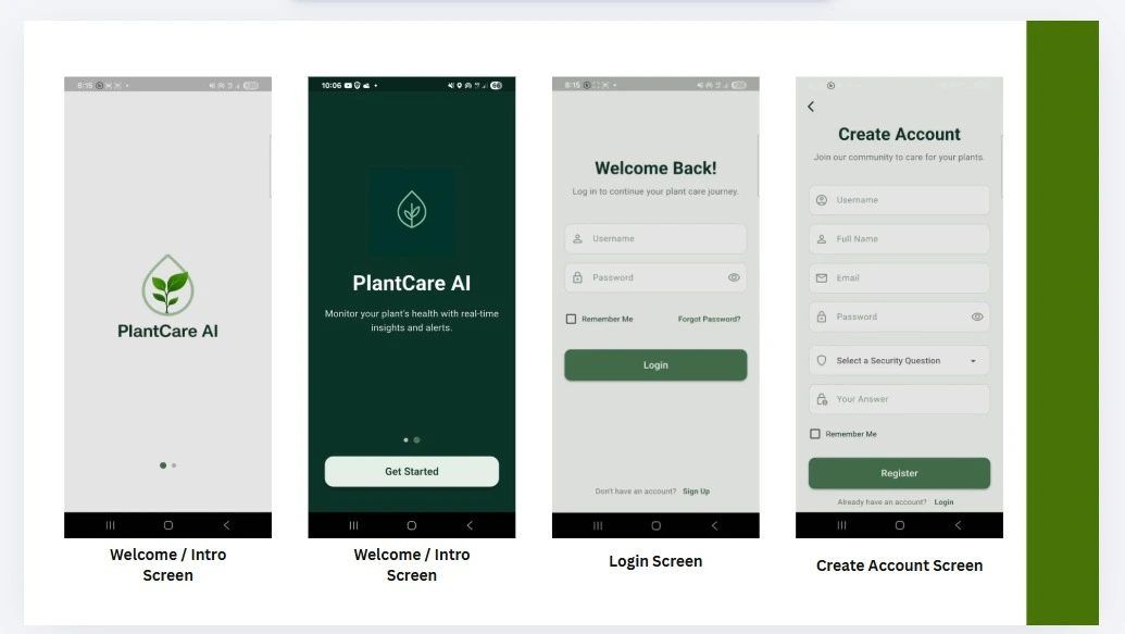 Plant Care AI original mobile interface 1